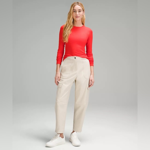 NWT RARE COLOR Lululemon Neon Hot Heat Hold Tight Long Sleeve Shirt